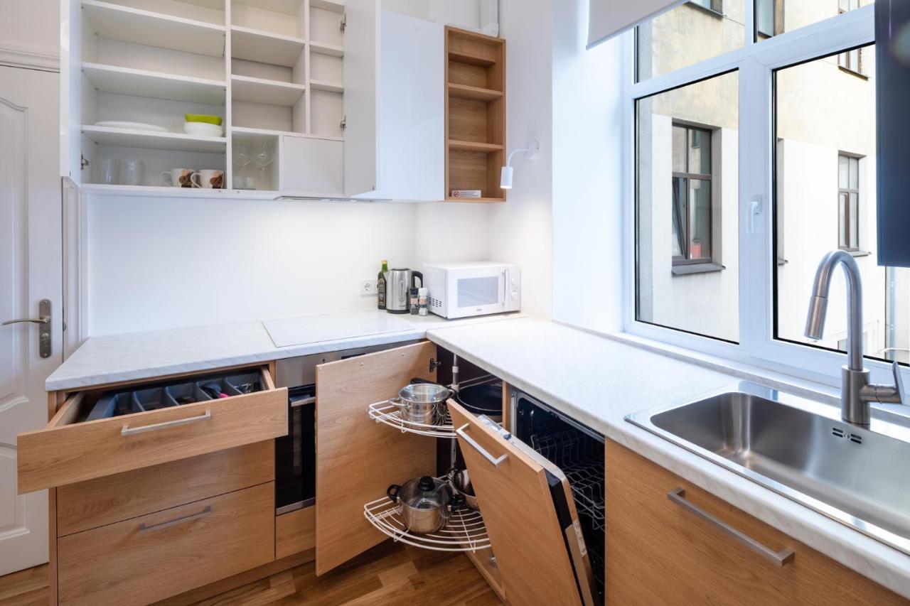 Brivibas House Design Apartments In City Center Riga Exterior foto